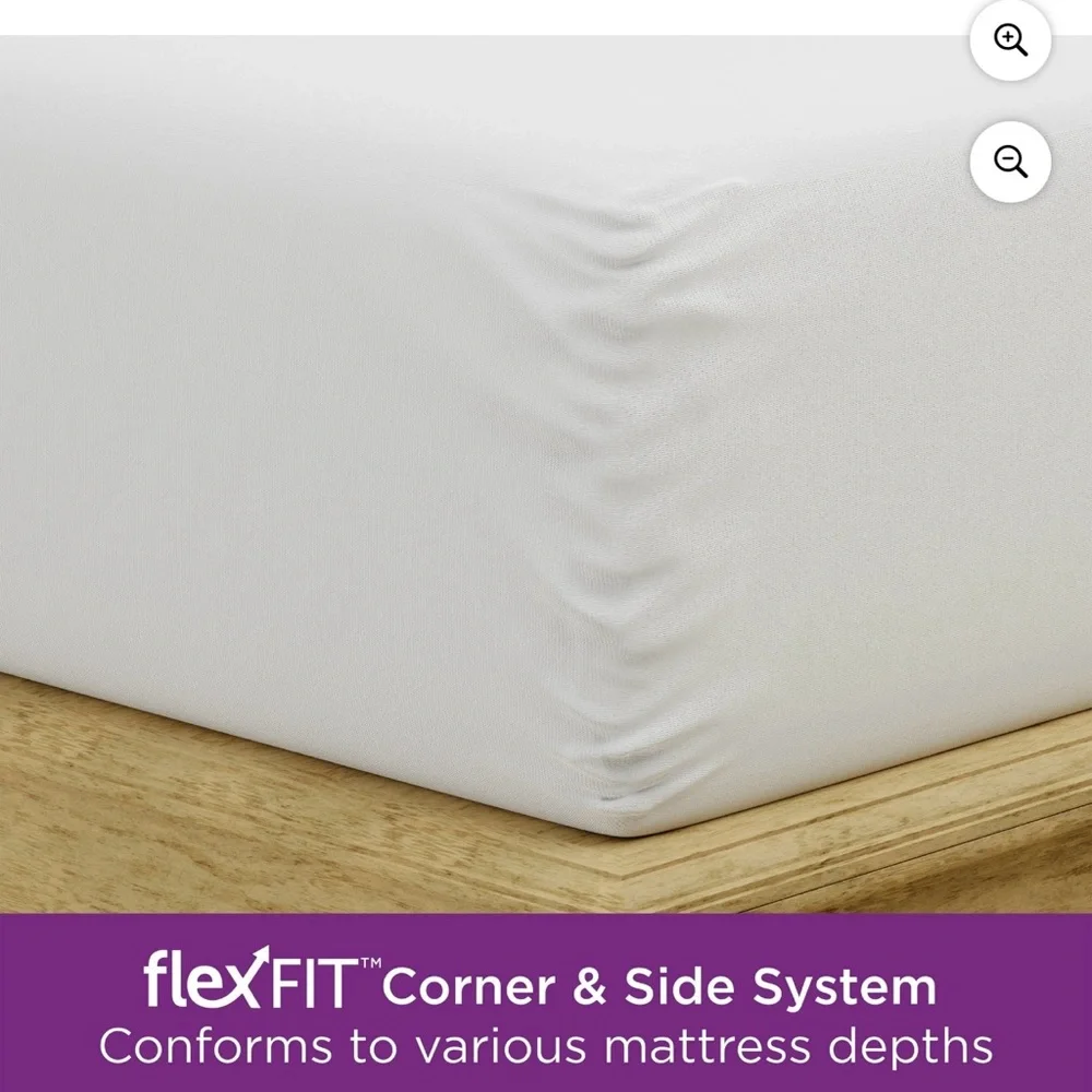 Ultimate Cotton Mattress Protector - white